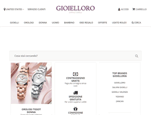 Tablet Screenshot of gioielloro.it
